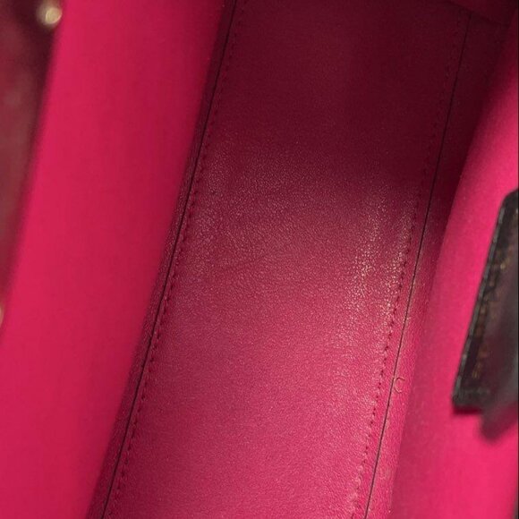 Kate Spade New York Black Pink Leather Putnam Drive Anissa Satchel - Picture 4 of 12